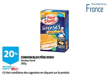 Promotions Cordon bleu père dodu - Pere Dodu - Valide de 10/10/2018 à 30/10/2018 chez Auchan Ronq