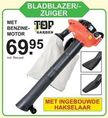 cijfer omroeper langzaam Top Garden Bladblazer-zuiger met benzine motor - Promotie bij Van  Cranenbroek