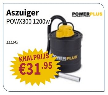 Promoties Aszuiger powx300 1200w - Powerplus - Geldig van 11/10/2018 tot 24/10/2018 bij Cevo Market