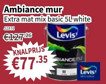Promoties Ambiance mur - Levis - Geldig van 11/10/2018 tot 24/10/2018 bij Cevo Market