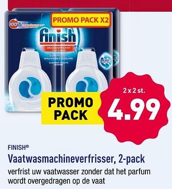Promoties Vaatwasmachine verfrisser, 2-pack - Finish - Geldig van 15/10/2018 tot 20/10/2018 bij Aldi