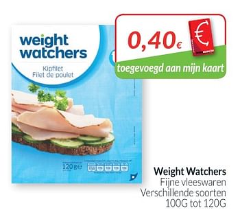 Promoties Fijne vleeswaren - Weight Watchers - Geldig van 01/10/2018 tot 31/10/2018 bij Intermarche