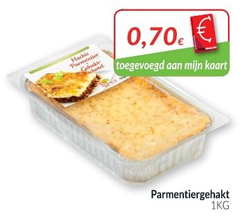 Promoties Parmentiergehakt - Huismerk - Intermarche - Geldig van 01/10/2018 tot 31/10/2018 bij Intermarche