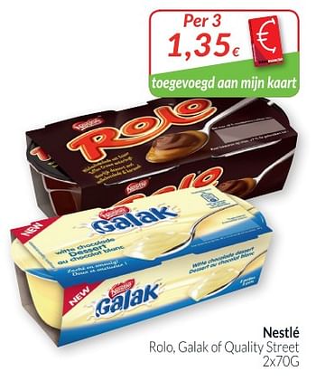 Promoties Rolo,galak of quality street - Nestlé - Geldig van 01/10/2018 tot 31/10/2018 bij Intermarche