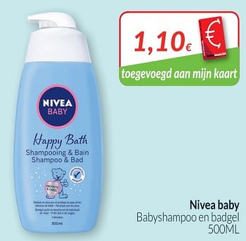 Promoties Babyshampoo en badgel - Nivea - Geldig van 01/10/2018 tot 31/10/2018 bij Intermarche