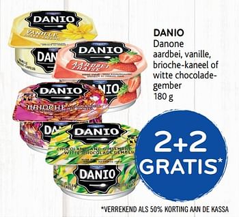 Promoties Danio danone 2+2 gratis - Danone - Geldig van 24/10/2018 tot 06/11/2018 bij Alvo