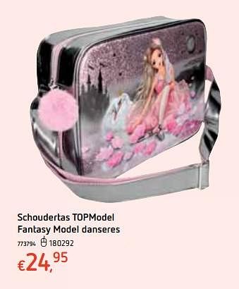 Promoties Schoudertas topmodel fantasy model danseres - Top Model - Geldig van 18/10/2018 tot 06/12/2018 bij Dreamland