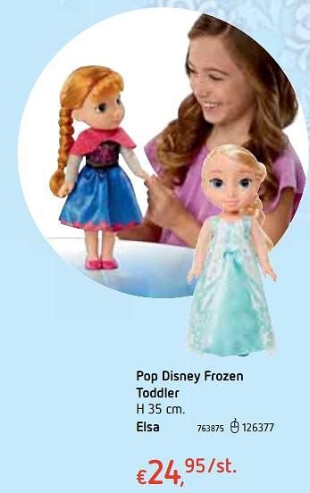 Promoties Pop disney frozen toddler elsa - Disney  Frozen - Geldig van 18/10/2018 tot 06/12/2018 bij Dreamland
