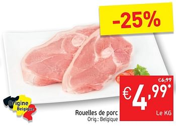 Promoties Rouelles de porc - Huismerk - Intermarche - Geldig van 16/10/2018 tot 21/10/2018 bij Intermarche