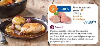 Promotions Filets de cuisse de poulet - Produit maison - Okay  - Valide de 10/10/2018 à 23/10/2018 chez OKay