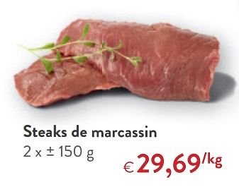 Promotions Steaks de marcassin - Produit maison - Okay  - Valide de 10/10/2018 à 23/10/2018 chez OKay