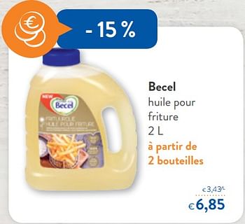 Promotions Becel huile pour friture - Becel - Valide de 10/10/2018 à 23/10/2018 chez OKay