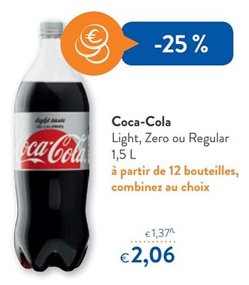 Promotions Coca-cola light, zero ou regular - Coca Cola - Valide de 10/10/2018 à 23/10/2018 chez OKay