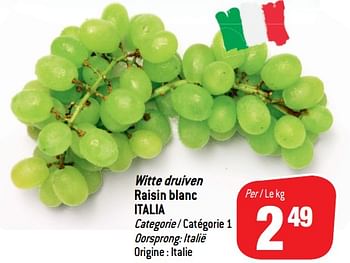 Promotions Witte druiven raisin blanc - Produit maison - Match - Valide de 17/10/2018 à 23/10/2018 chez Match