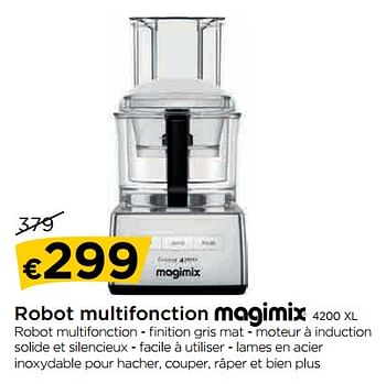 Promotions Robot multifonction magimix 4200 xl - Magimix - Valide de 03/10/2018 à 31/10/2018 chez Molecule