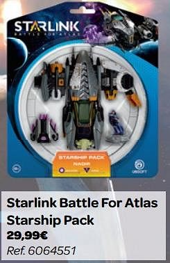 Promoties Starlink battle for atlas starship pack - Ubisoft - Geldig van 17/10/2018 tot 22/10/2018 bij Carrefour