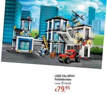 Promotions Lego city 60141 politiebureau - Lego - Valide de 18/10/2018 à 06/12/2018 chez Dreamland