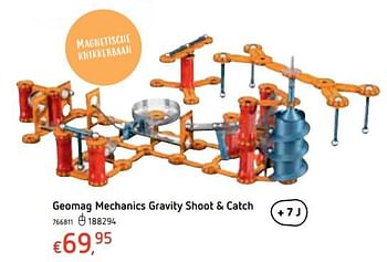 Promoties Geomag mechanics gravity shoot + catch - Geomag Kids - Geldig van 18/10/2018 tot 06/12/2018 bij Dreamland