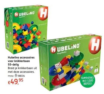 Promoties Hubelino accessoires voor knikkerbaan - Hubelino - Geldig van 18/10/2018 tot 06/12/2018 bij Dreamland