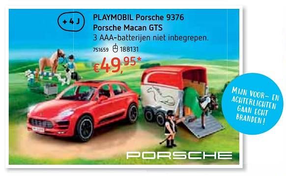 playmobil porsche macan gts 9376