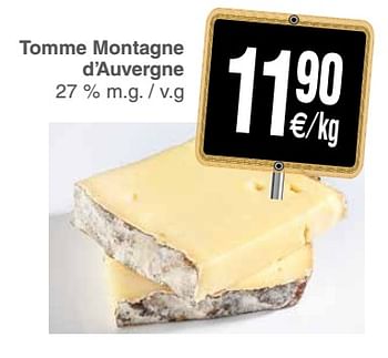 Promoties Tomme montagne d`auvergne - Huismerk - Cora - Geldig van 16/10/2018 tot 22/10/2018 bij Cora