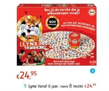 Promotions Lynx - Duca - Valide de 18/10/2018 à 06/12/2018 chez Dreamland