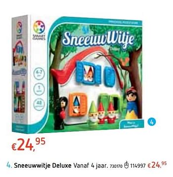 Promoties Sneeuwwitje deluxe - Smart Games - Geldig van 18/10/2018 tot 06/12/2018 bij Dreamland