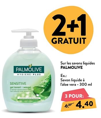 Promotions Palmolive savon liquide à l`aloe vera - Palmolive - Valide de 10/10/2018 à 23/10/2018 chez DI