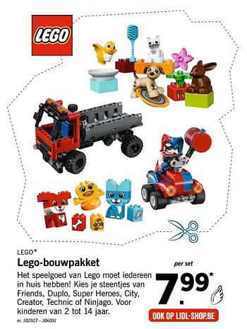 Promoties Lego-bouwpakket - Lego - Geldig van 15/10/2018 tot 07/12/2018 bij Lidl