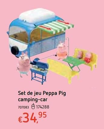 Promoties Set de jeu peppa pig 4 camping-car - Peppa  Pig - Geldig van 18/10/2018 tot 06/12/2018 bij Dreamland