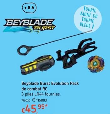 Promotions Beyblade Burst Evolution Pack de combat RC - Beyblade - Valide de 18/10/2018 à 06/12/2018 chez Dreamland