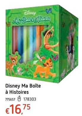 Promoties Disney ma boîte à histoires - Huismerk - Dreamland - Geldig van 18/10/2018 tot 06/12/2018 bij Dreamland