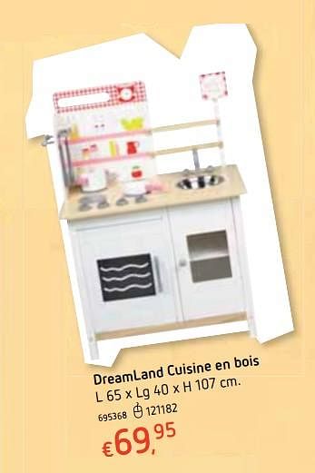 Promotions Dreamland cuisine en bois - Produit maison - Dreamland - Valide de 18/10/2018 à 06/12/2018 chez Dreamland