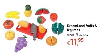 Promoties Dreamland fruits + légumes - Huismerk - Dreamland - Geldig van 18/10/2018 tot 06/12/2018 bij Dreamland