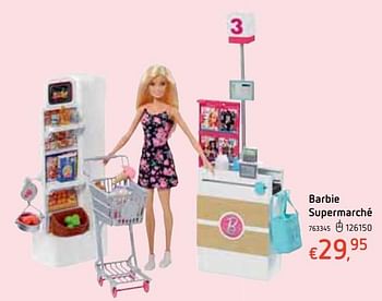 Promoties Barbie supermarché - Mattel - Geldig van 18/10/2018 tot 06/12/2018 bij Dreamland