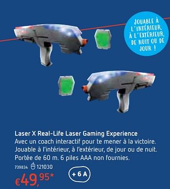 Promotions Laser x real-life laser gaming experience - Nerf - Valide de 18/10/2018 à 06/12/2018 chez Dreamland