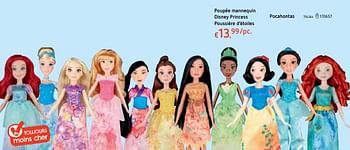 Promoties Poupée mannequin disney princess poussière d`étoiles pocahontas - Disney Princess - Geldig van 18/10/2018 tot 06/12/2018 bij Dreamland