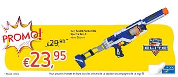 Promoties Nerf fusil n-strike elite spectre rev-5 - Nerf - Geldig van 18/10/2018 tot 06/12/2018 bij Dreamland