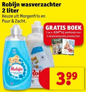 Promoties Robijn wasverzachter - Robijn - Geldig van 16/10/2018 tot 21/10/2018 bij Kruidvat