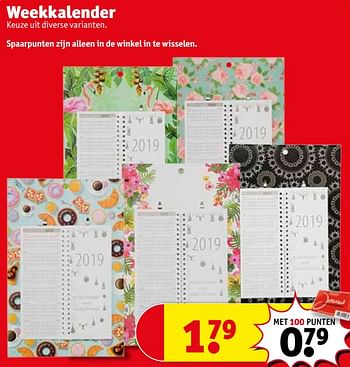 Huismerk Kruidvat Weekkalender - Promotie bij