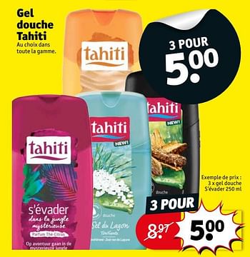 Promotions Gel douche tahiti - Palmolive Tahiti - Valide de 16/10/2018 à 21/10/2018 chez Kruidvat