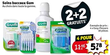 Promotions Soins buccaux gum - GUM - Valide de 16/10/2018 à 21/10/2018 chez Kruidvat