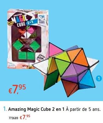 Promotions Amazing magic cube 2 en 1 - Megableu - Valide de 18/10/2018 à 06/12/2018 chez Dreamland