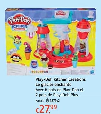 Promotions Play-doh kitchen creations le glacier enchanté - Hasbro - Valide de 18/10/2018 à 06/12/2018 chez Dreamland