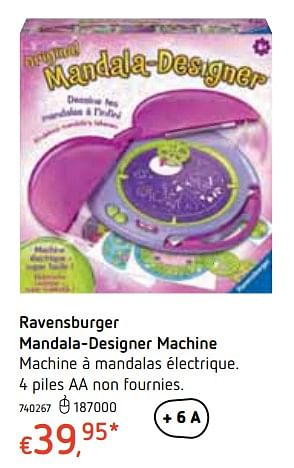 Promotions Ravensburger mandala-designer machine - Ravensburger - Valide de 18/10/2018 à 06/12/2018 chez Dreamland