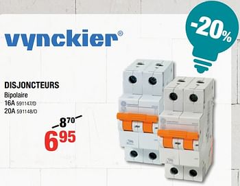 Promotions Vynckier disjoncteurs - Vynckier - Valide de 18/10/2018 à 11/11/2018 chez HandyHome