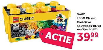 Promoties Lego classic creatieve bouwdoos 10704 - Lego - Geldig van 08/10/2018 tot 09/12/2018 bij Intertoys