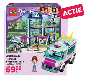 Promoties Lego friends heartlake ziekenhuis 41318 - Lego - Geldig van 08/10/2018 tot 09/12/2018 bij Intertoys