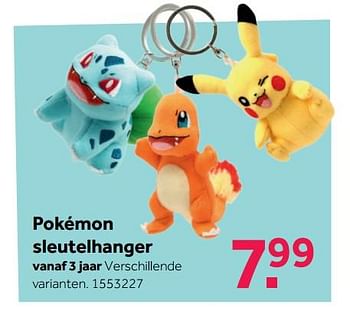 Promoties Pokémon sleutelhanger - Pokemon - Geldig van 08/10/2018 tot 09/12/2018 bij Intertoys