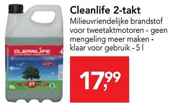 Promoties Cleanlife 2-takt - Cleanlife - Geldig van 24/10/2018 tot 06/11/2018 bij Makro